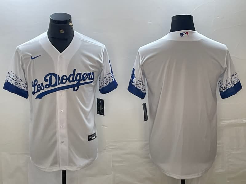 Los Angeles Dodgers White MLB Jersey 06