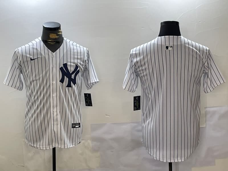 New York Yankees White MLB Jersey 08