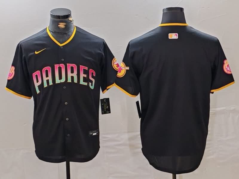 San Diego Padres Black MLB Jersey 06