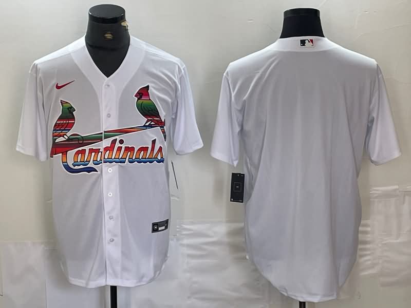 St. Louis Cardinals White MLB Jersey 02