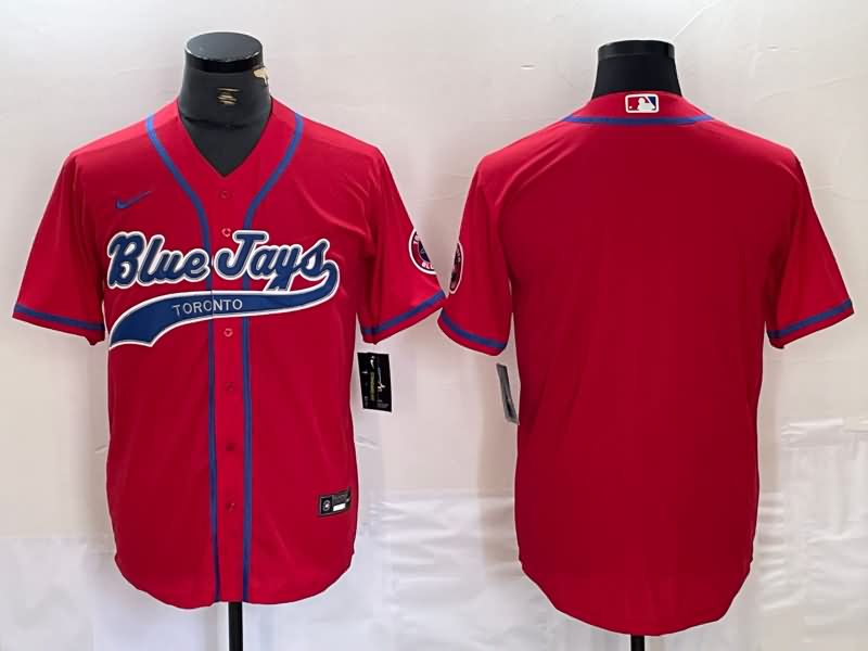 Toronto Blue Jays Red MLB Jersey 03