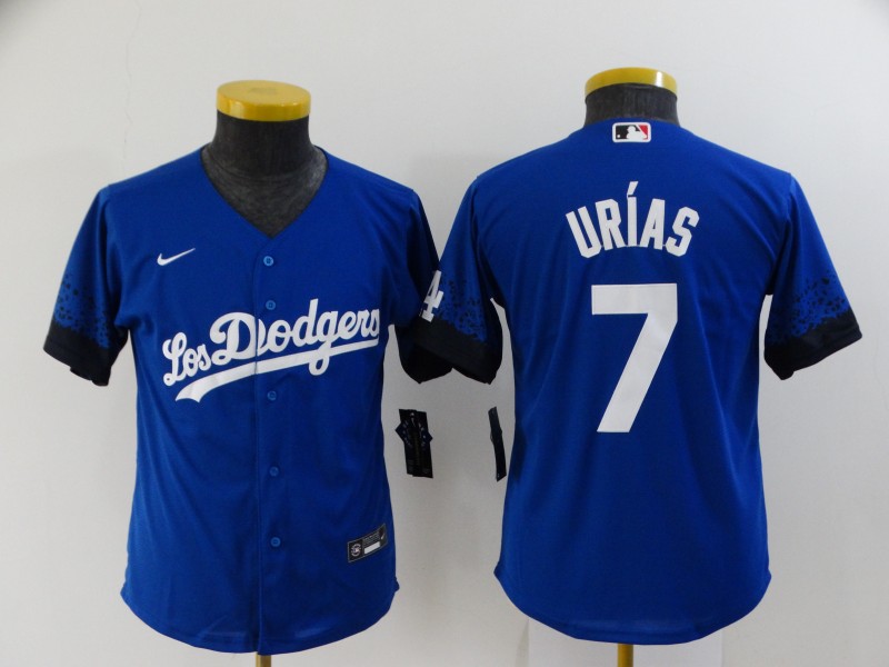 Kids Los Angeles Dodgers URIAS #7 Blue MLB Jersey
