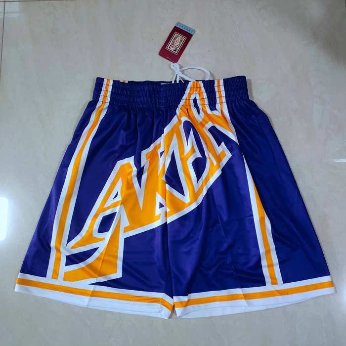 Los Angeles Lakers Mitchell&Ness Purple Basketball Shorts
