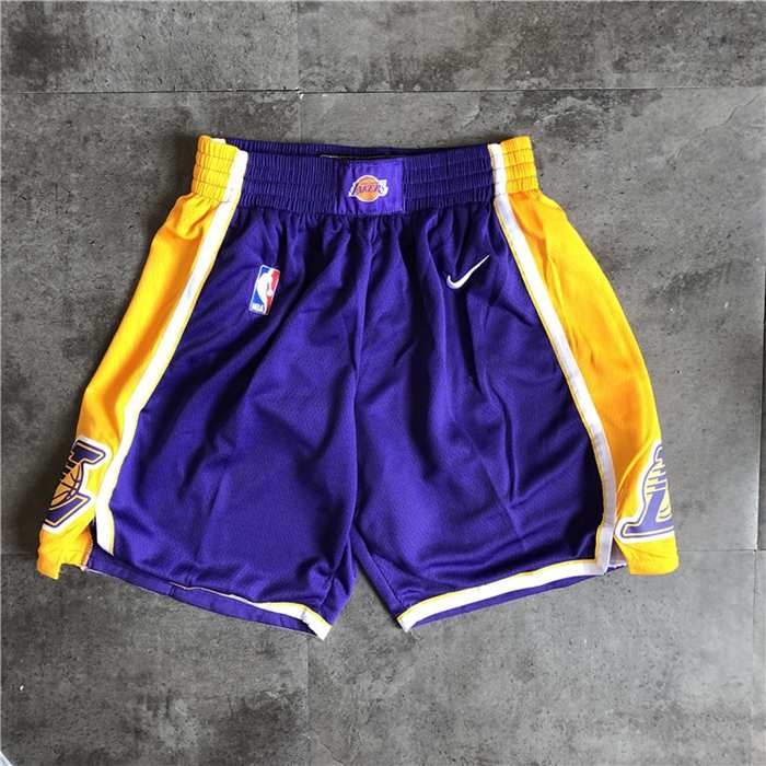 Los Angeles Lakers Purple Basketball Shorts