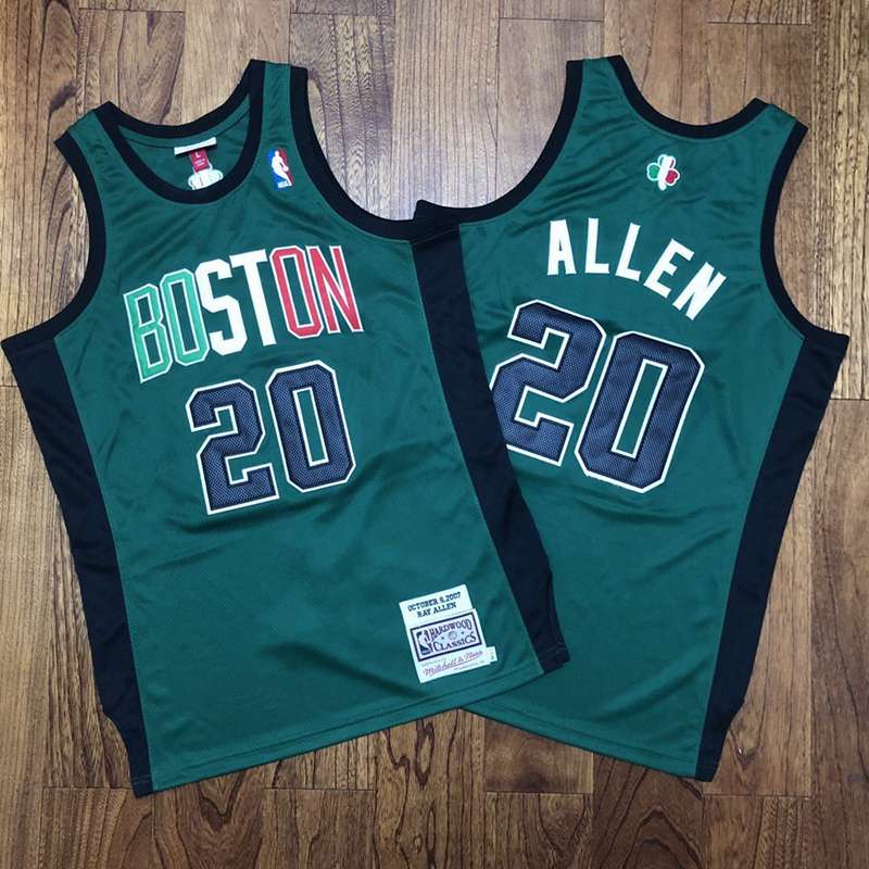 2007 Boston Celtics ALLEN #20 Green Classics Basketball Jersey (Closely Stitched)