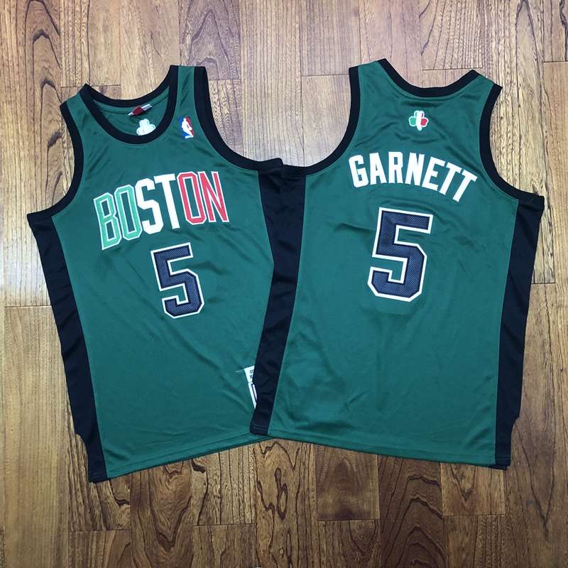 2007 Boston Celtics GARNETT #5 Green Classics Basketball Jersey (Closely Stitched)