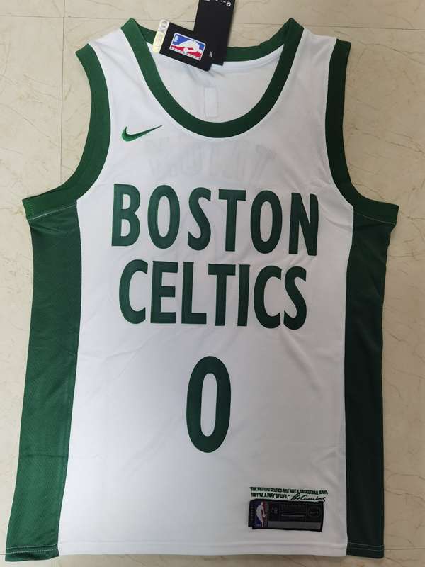 20/21 Boston Celtics TATUM #0 White City Basketball Jersey (Stitched)