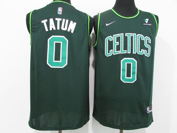 20/21 Boston Celtics TATUM #0 Green Basketball Jersey 02 (Stitched)