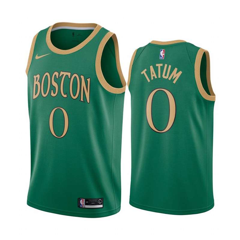 2020 Boston Celtics TATUM #0 Green City Basketball Jersey (Stitched)