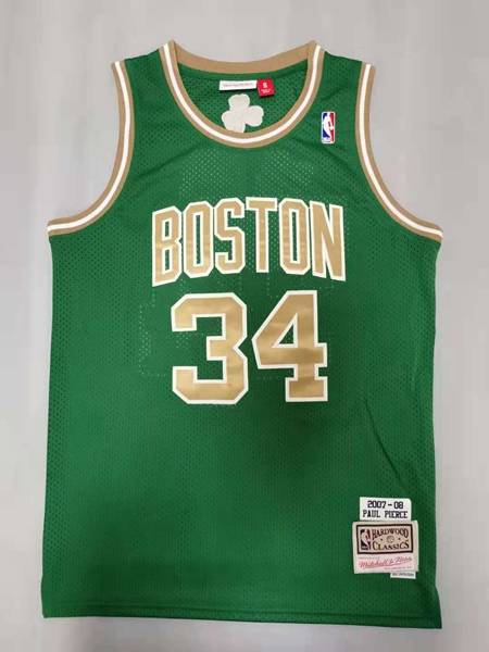 2007/08 Boston Celtics PIERCE #34 Green Classics Basketball Jersey 02 (Stitched)