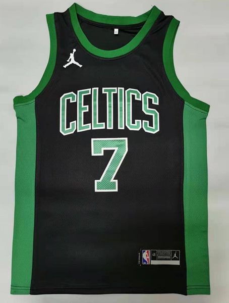20/21 Boston Celtics CROWN #7 Black AJ Basketball Jersey (Stitched)