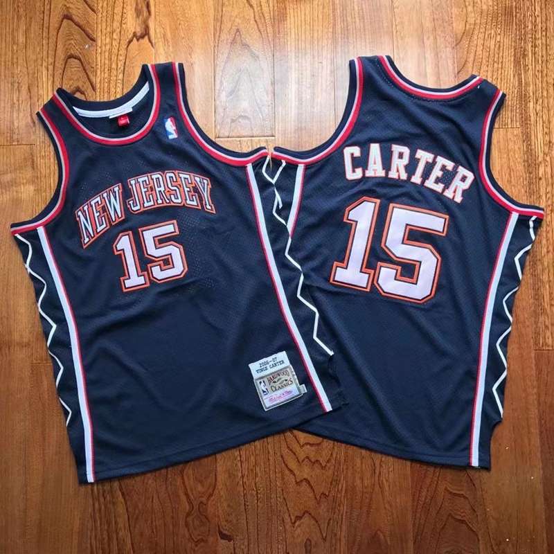 2006/07 Brooklyn Nets CARTER #15 Dark Blue Classics Basketball Jersey (Closely Stitched)