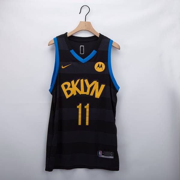 20/21 Brooklyn Nets IRVING #11 Black Basketball Jersey 03 (Stitched)