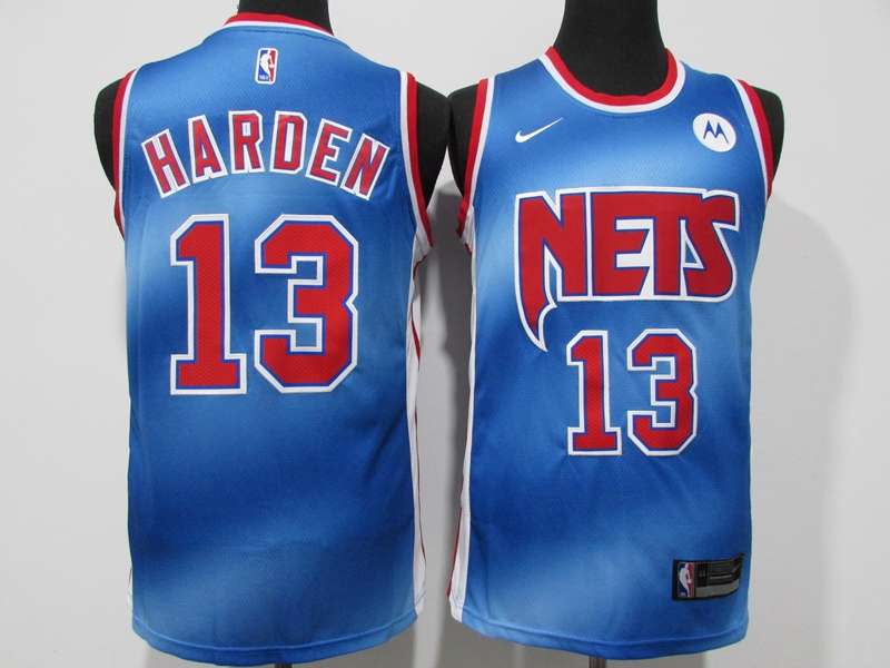 20/21 Brooklyn Nets HARDEN #13 Blue Basketball Jersey (Stitched)
