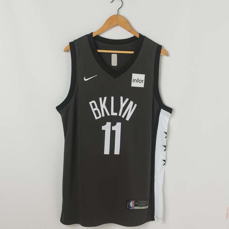 Brooklyn Nets IRVING #11 Black Basketball Jersey 03 (Stitched)