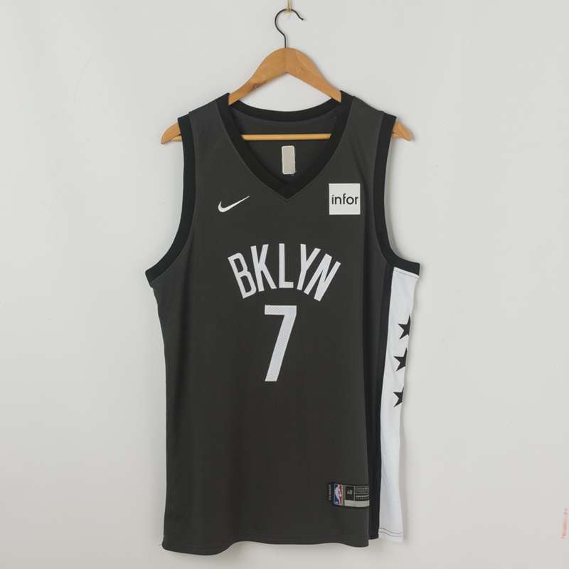 Brooklyn Nets DURANT #7 Black Basketball Jersey 03 (Stitched)