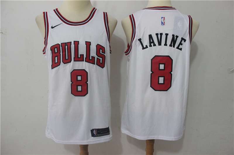 20/21 Chicago Bulls LAVINE #8 White Basketball Jersey (Stitched)