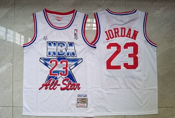 1991 Chicago Bulls JORDAN #23 White ALL-STAR Classics Basketball Jersey (Stitched)