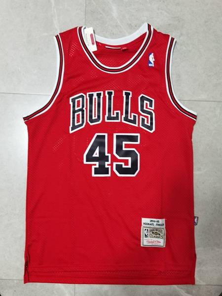 1994/95 Chicago Bulls JORDAN #45 Red Classics Basketball Jersey (Stitched)