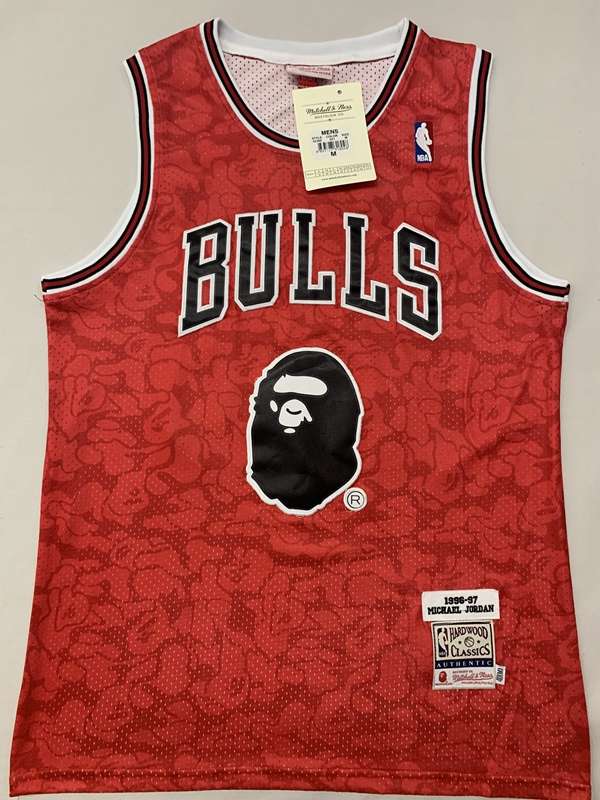 1996/97 Chicago Bulls JORDAN #23 Red Classics Basketball Jersey (Stitched)