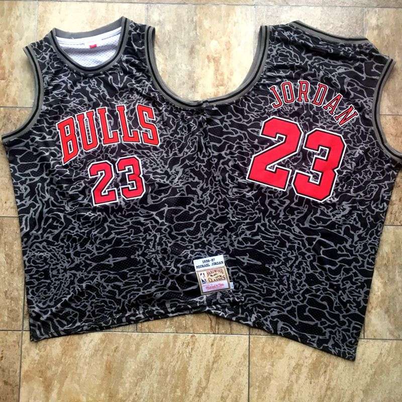 1996/97 Chicago Bulls JORDAN #23 Black Classics Basketball Jersey (Closely Stitched)