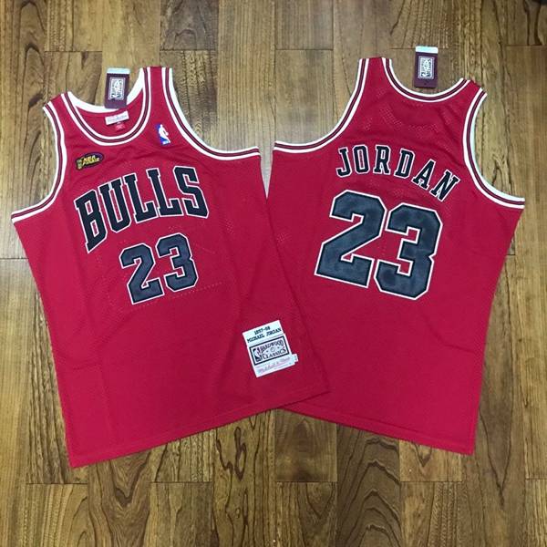 1997/98 Chicago Bulls JORDAN #23 Red Finals Classics Basketball Jersey (Closely Stitched)