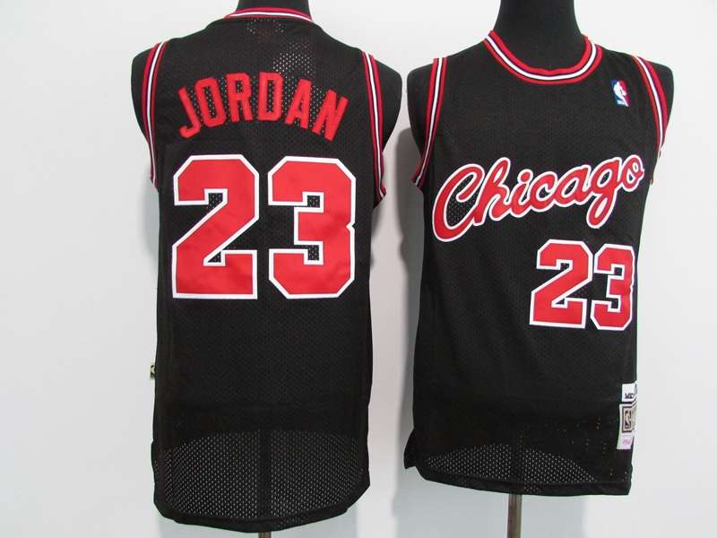 1997/98 Chicago Bulls JORDAN #23 Black Classics Basketball Jersey 02 (Stitched)