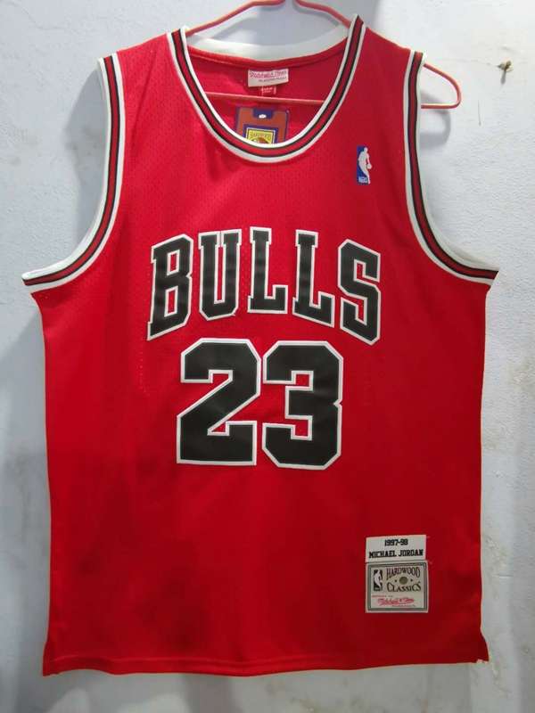1997/98 Chicago Bulls JORDAN #23 Red Classics Basketball Jersey (Stitched)
