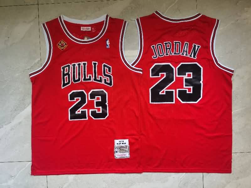 1997/98 Chicago Bulls JORDAN #23 Red Classics Basketball Jersey 02 (Stitched)
