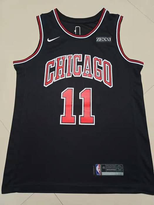 Chicago Bulls DeROZAN #11 Black Basketball Jersey (Stitched)