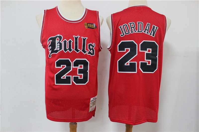 Chicago Bulls JORDAN #23 Red Classics Basketball Jersey 02 (Stitched)