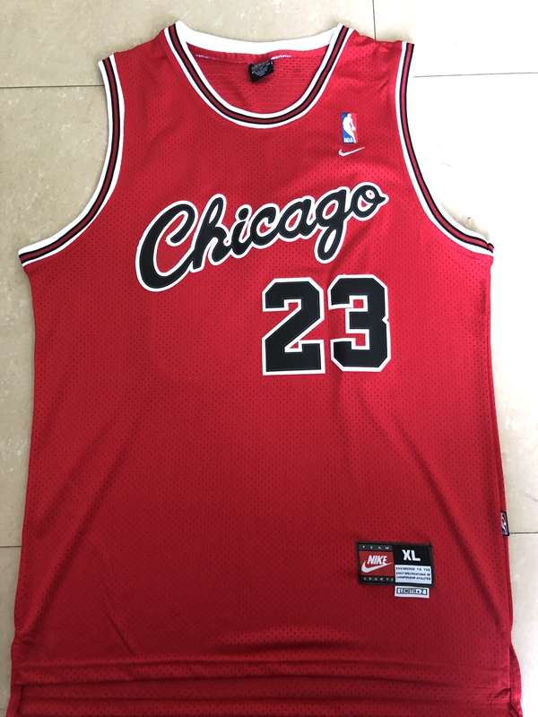 Chicago Bulls JORDAN #23 Red Classics Basketball Jersey 05 (Stitched)
