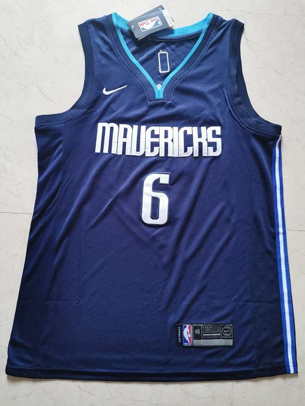 20/21 Dallas Mavericks PORZINGIS #6 Dark Blue Basketball Jersey (Stitched)
