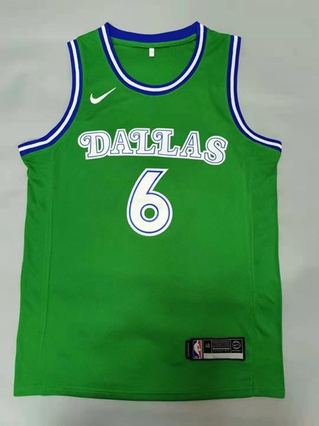 20/21 Dallas Mavericks PORZINGIS #6 Green Basketball Jersey (Stitched)