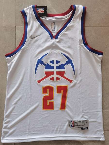 20/21 Denver Nuggets MURRAY #27 White Basketball Jersey 02 (Stitched)