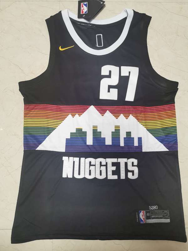 2020 Denver Nuggets MURRAY #27 Black City Basketball Jersey (Stitched)