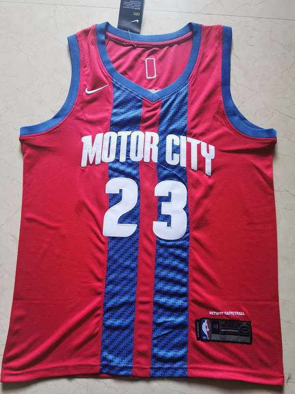 2020 Detroit Pistons GRIFFIN #23 Red City Basketball Jersey (Stitched)