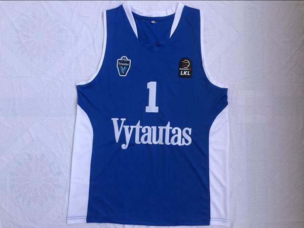 Vytautas LAMELO #1 Blue Basketball Jersey (Stitched)