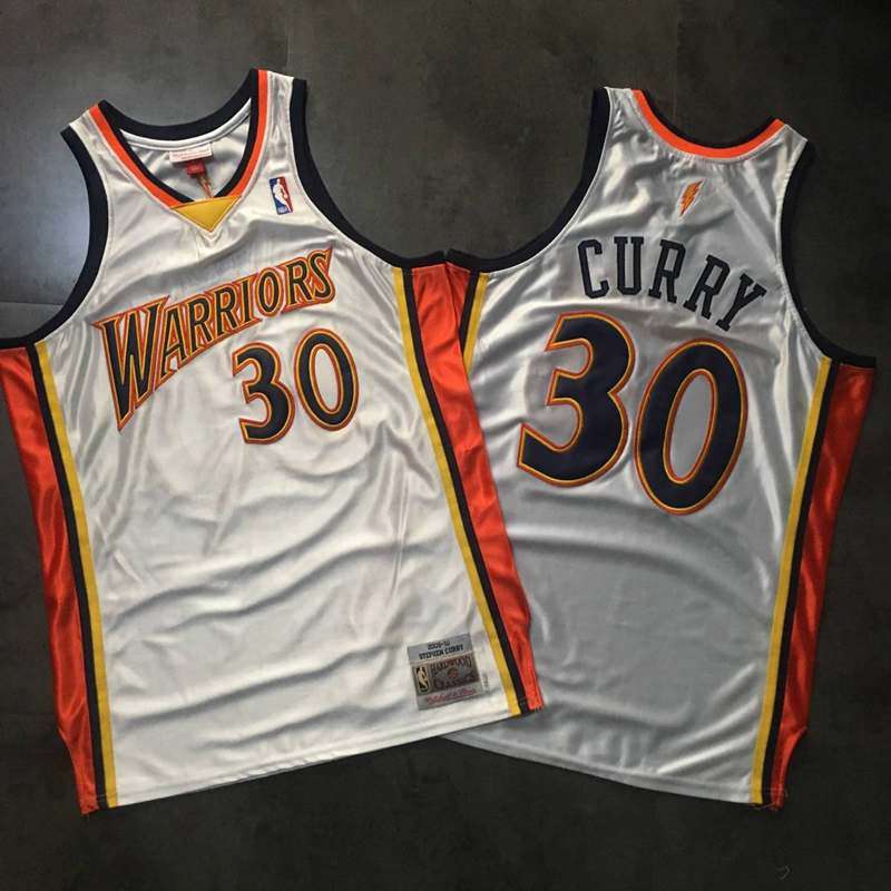 2009/10 Golden State Warriors CURRY #30 White Classics Basketball Jersey (Closely Stitched)