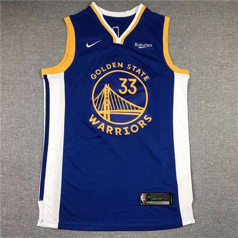 2020 Golden State Warriors WISEMAN #33 Blue Basketball Jersey (Stitched)