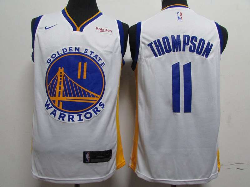 2020 Golden State Warriors THOMPSON #11 White Basketball Jersey (Stitched)