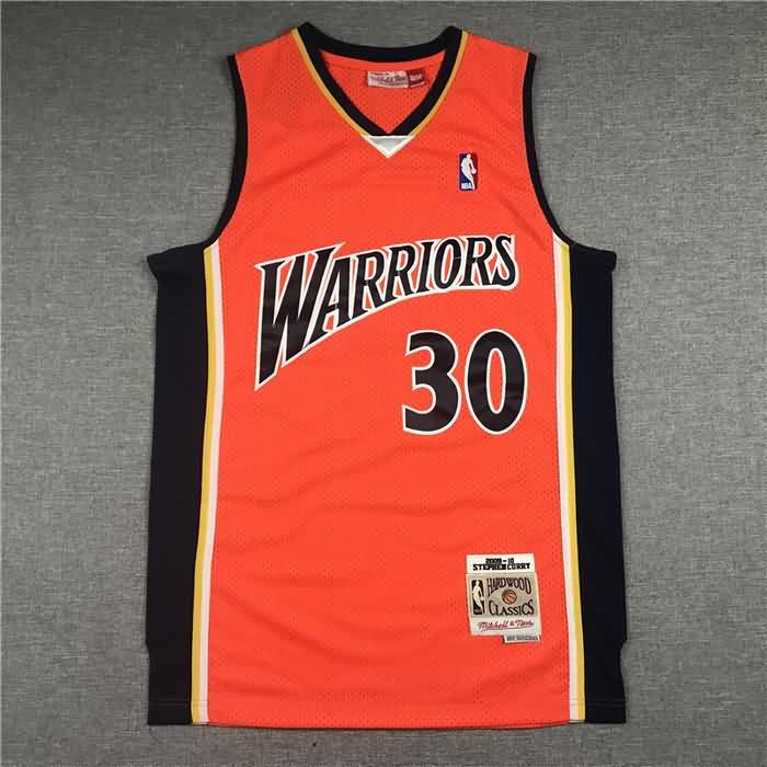 2009/10 Golden State Warriors CURRY #30 Orange Classics Basketball Jersey (Stitched)