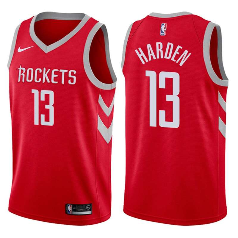 Houston Rockets HARDEN #13 Red Basketball Jersey 02 (Stitched)