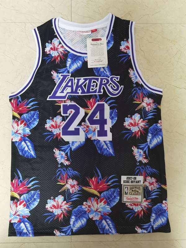 2007/08 Los Angeles Lakers BRYANT #24 Black Classics Basketball Jersey (Stitched)