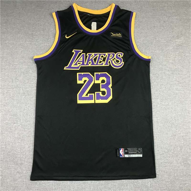 20/21 Los Angeles Lakers JAMES #23 Black Basketball Jersey (Stitched)
