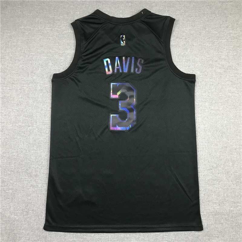 20/21 Los Angeles Lakers DAVIS #3 Black Basketball Jersey 02 (Stitched)