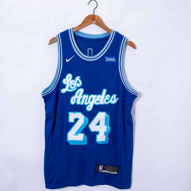 20/21 Los Angeles Lakers BRYANT #24 Blue Basketball Jersey (Stitched)
