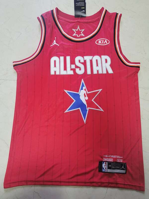 2020 Los Angeles Lakers DAVIS #3 Red ALL-STAR Basketball Jersey (Stitched)