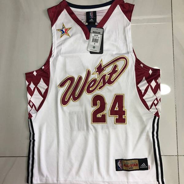 2007 Los Angeles Lakers BRYANT #24 White ALL-STAR Classics Basketball Jersey (Closely Stitched)