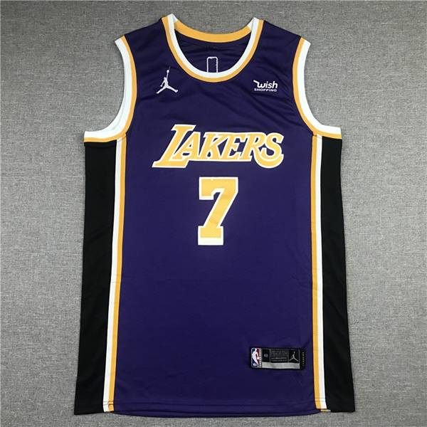 20/21 Los Angeles Lakers ANTHONY #7 Purple AJ Basketball Jersey (Stitched)